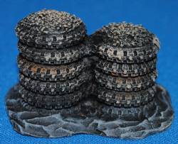 Tire Wall - double tire stack